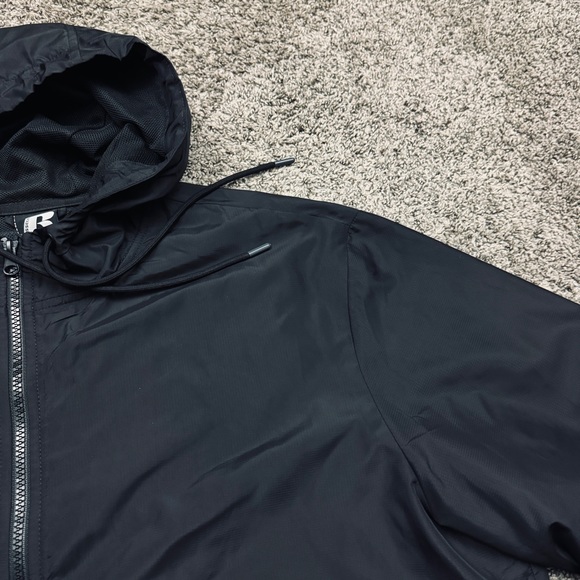 Russel Black Camo Windbreaker Size XL - Picture 10 of 12